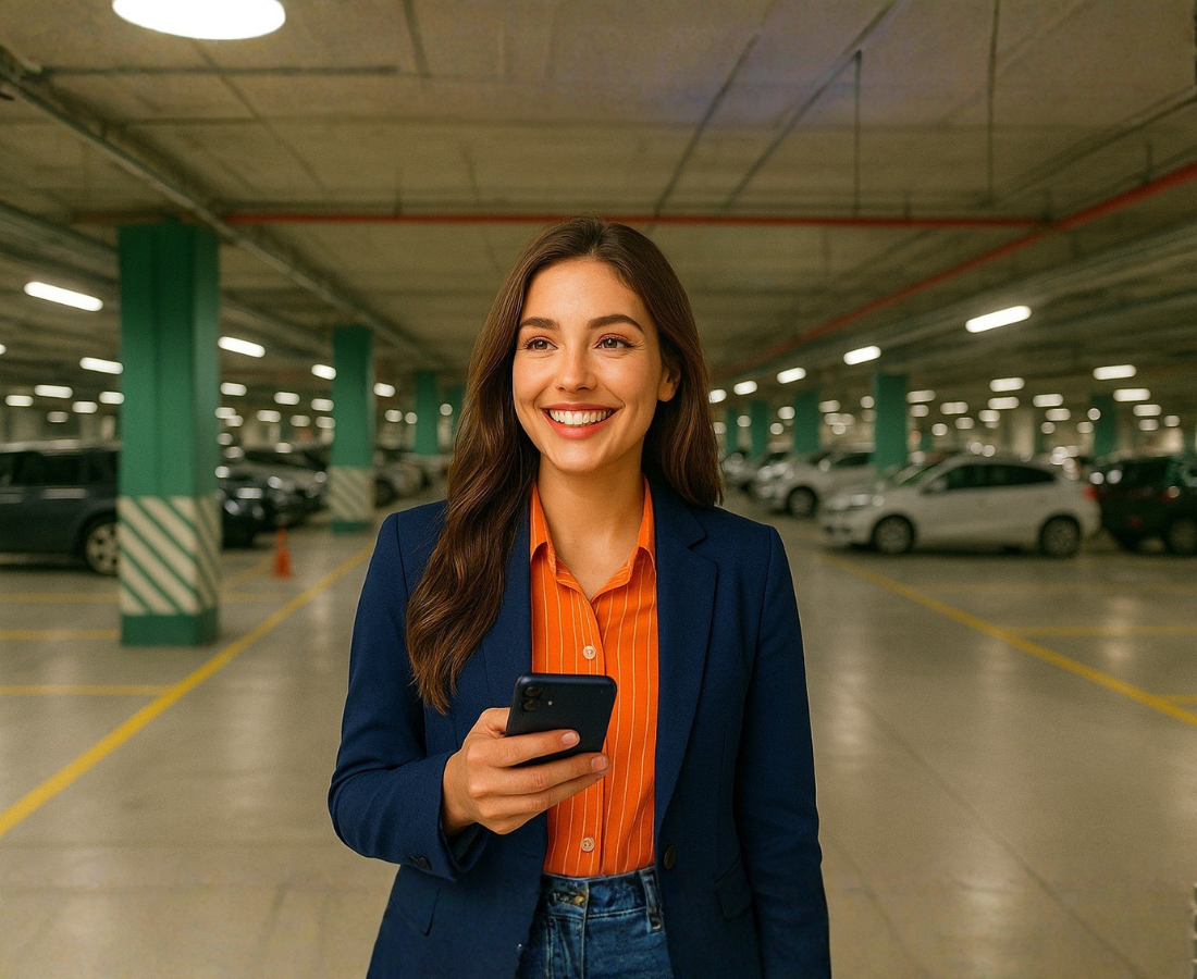 ZUGAPARK mobil uygulama ile park rezervasyonu yapın - Akıllı telefon ekranında park arama